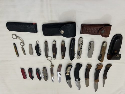 Knife collection and carrying cases