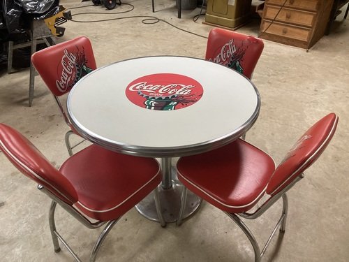 Coca-Cola  table & chairs