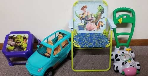 ~REDUCED!~KIDS TOYS BARBIE JEEP LITTLE TIKES MOWER